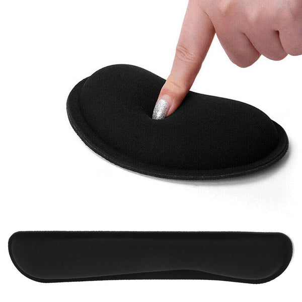 Keyboard Wrist Rest Pad Mouse Gel Wrist Rest Support Cushion Memory Foam