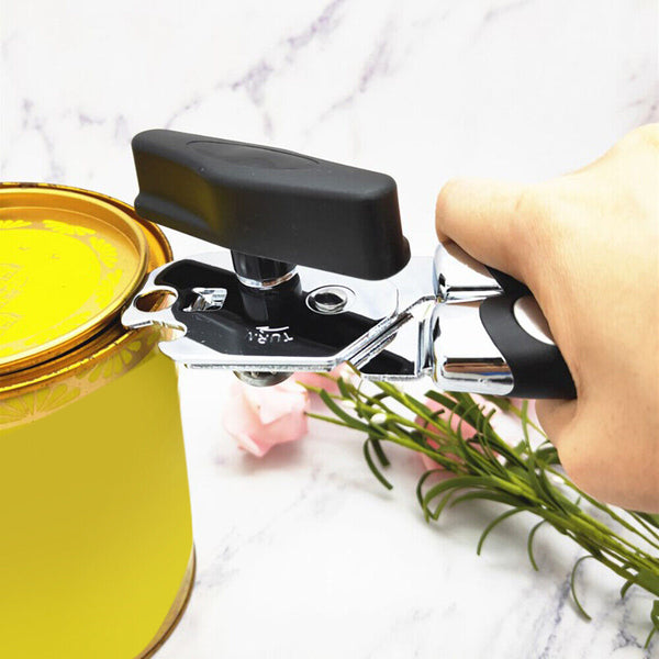 1-3x Can & Bottle Opener Classic Stainless Steel Manual Heavy Duty Can Opener