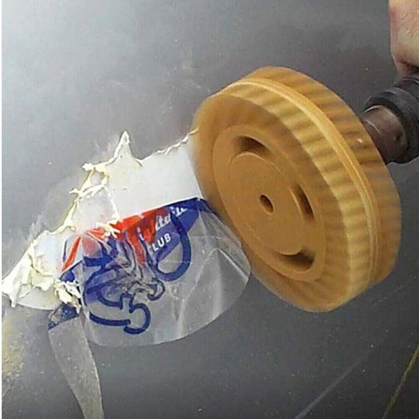 Decal Remover Rubber Eraser Wheel Adhesive Sticker Graphics Removal Eraser Tool