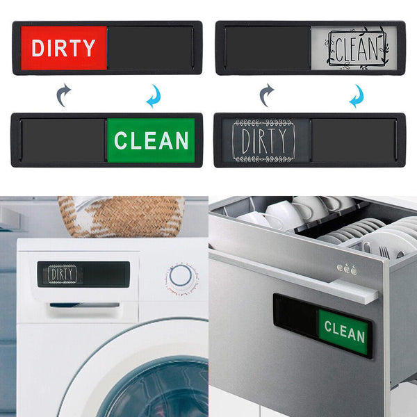 New Clean Dirty Dishwasher Magnet Sign Magnetic Indicator Easy Read Non-Scratch