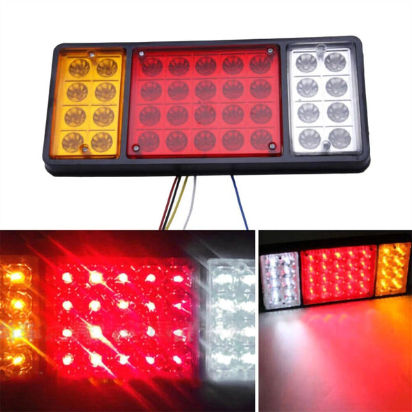 2x 36 LED Tail Lights Stop Indicator Reverse Lamp Trailer Truck Ute 12V Light