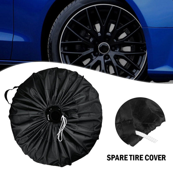 13-19inch Spare Tire Cover Black PVC Waterproof Wheel Tyre Cover For All Vehicle