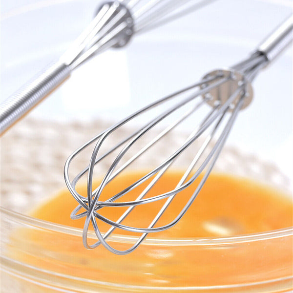 5 7 inch 2Pcs Whisk Set Whiskettes Egg Gravy Sauce Mini Kitchen Tool Whisks AU