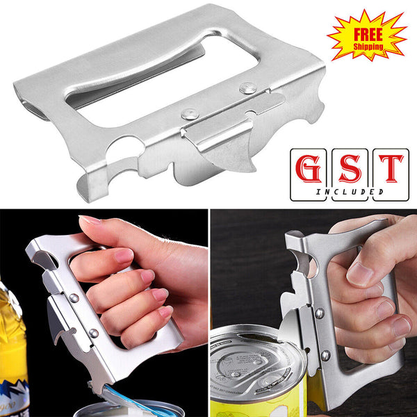 Stainless Steel Manual Bottle Opener Japanese Easy Can Opener Kitchen Accessory