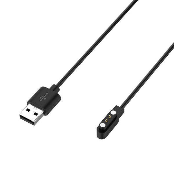 1/2x 2-Pin Universal USB Data Charging Cable Magnetic Charger For Smart Watch