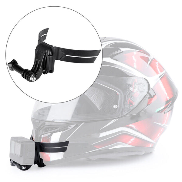 Motorcycle Helmet Camera Mount Motorbike Hat Front Chin Holder Bracket For GoPro