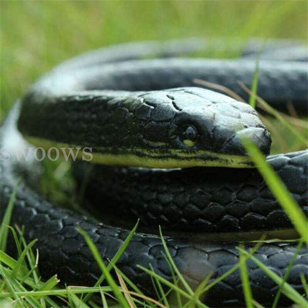 NEW 1.3M Rubber Snakes Realistic Trick Simulation Whimsy Fake Garden Pretend Toy