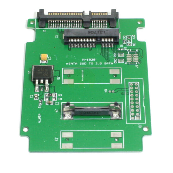 mSATA PCI-E PCIE SSD 50mm to 2.5-inch SATA Adapter Converter for Laptop Notepad