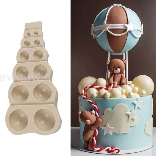 Silicone Half Ball Sphere Fondant Sugarcraft Mold Cake Chocolate Baking Mould