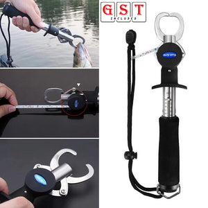 15KG Stainless Steel Fish Lip Grabber Gripper Fishing Tool Grip Tackle Scale