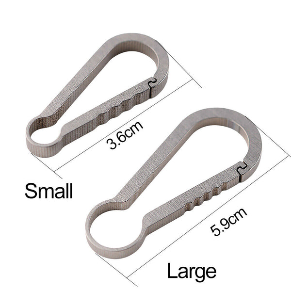 Stainless Steel Spring Hiking Clasp Safety Clasp Key Clasp Buckle Dog Chain