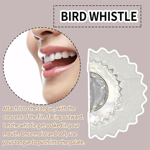 5PCS Bird Whistle Warbler Caller Tongue Tweeting Noisemaker Toys Tricks Gag