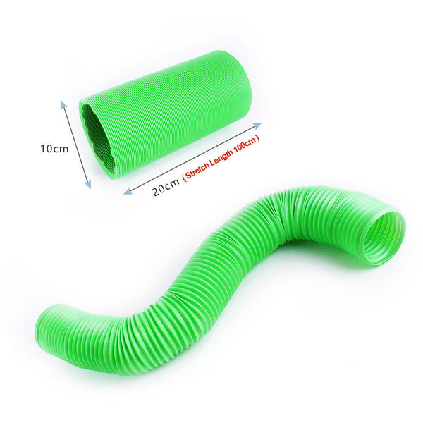 1/4x Small Animals Collapsible Play Tunnel Tube for Rabbit Ferret Guinea Pig Toy