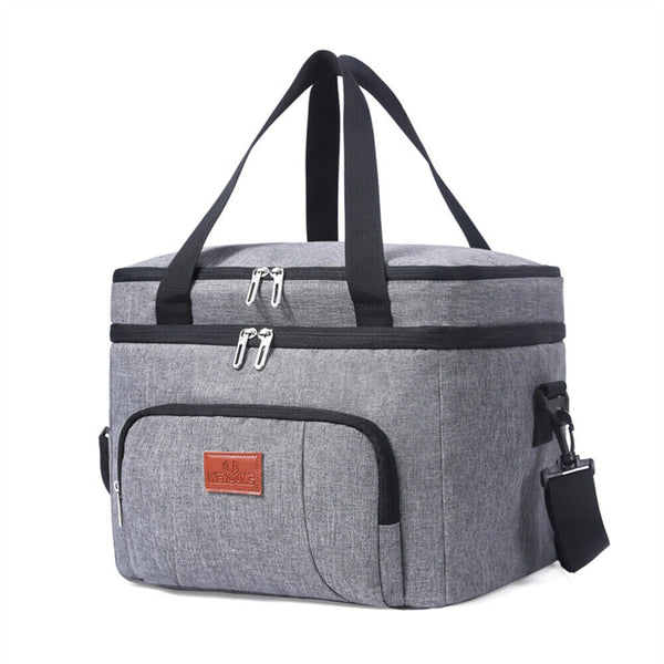 Outdoor Portable Lunch Bag Thermal Insulated Food Container Cooler Bag26x19x21CM