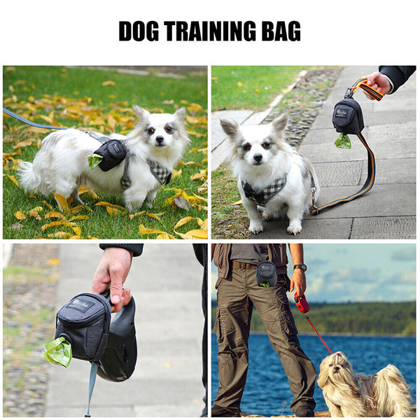 Dog Training Bag Dog Treat Pouch Pet Waste Bag Dispenser Dog Poop Bag Holders