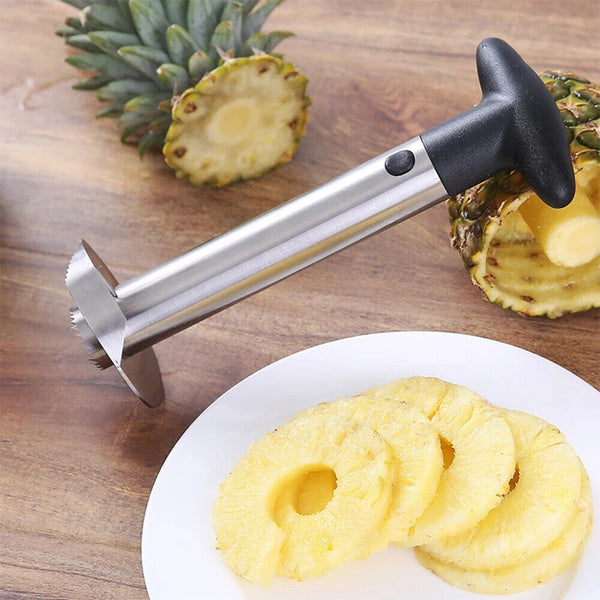 Stainless Steel Easy Kitchen Tool Fruit Pineapple Corer Slicer Cutter Peeler