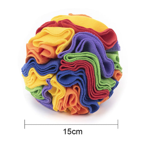 Dog Snuffle Ball Sniffing Training Puzzle Toy for Dogs Cats Pet Toy Game 15/20CM