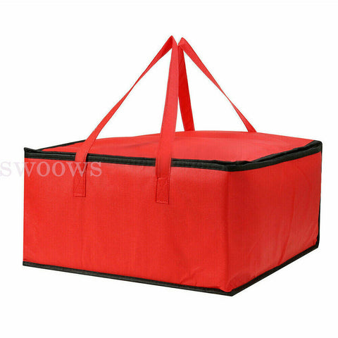 14"Delivery Bag Pizza Bags Insulated Thermal Hot Cold Food Storage Carrying Case