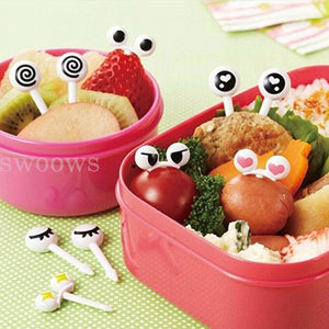 36pcs Fruit Kid Animal Fork Food Mini Forks Lunch Box Accessory Tool Decor