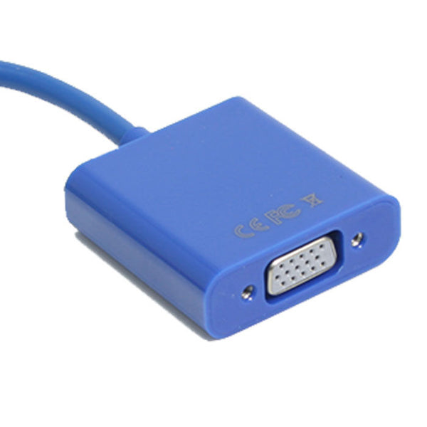 USB 3.0 to VGA Cable Video Display Card Graphic External Adapter for Win 7 8