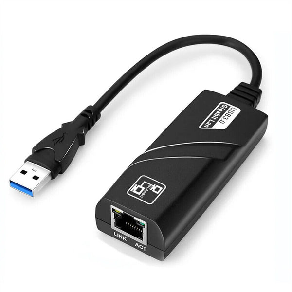 USB 3.0 to RJ45 jack Ethernet LAN Network Adapter 1000Mbps support PC Laptop AU