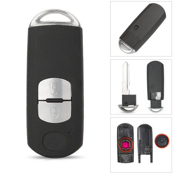 REMOTE PROX SMART KEY SHELL CASE FOB Suitable for MAZDA 3/5/6 CX-5/7/9 MX-5