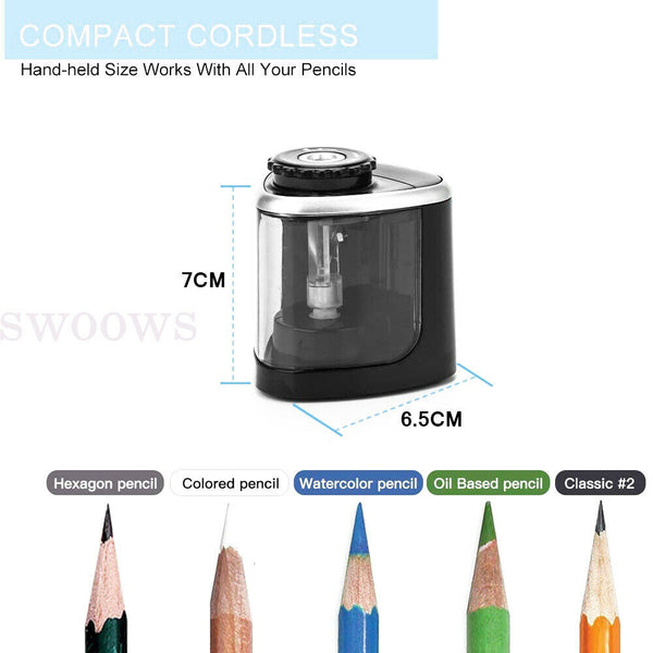 Automatic Electric Pencil Sharpener Operated Students Desktop