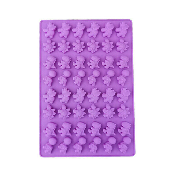 48Dinosaur Silicone Gummy Chocolate Baking Mold Ice Cube Tray Jelly Candy Mould