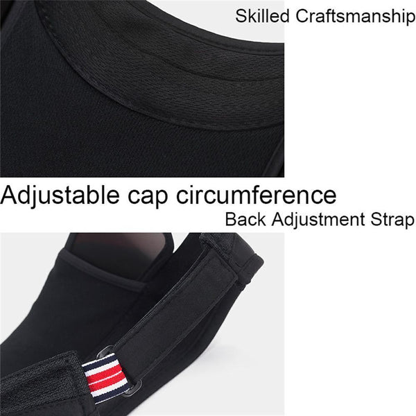 1/2 Summer Sun Visor Golf Hat Women Adjustable Golf Cap With Retractable Brim UV