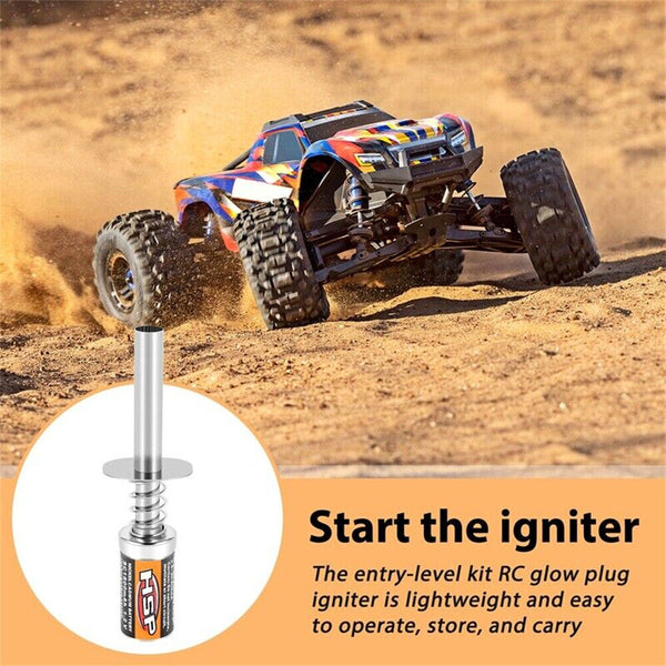 1.2V 1800Mah Rechargeable Glow Plug Igniter For Nitro RC Car Truck W/USB Charger