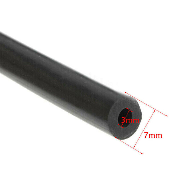 3 Meters  Silicone Vacuum Hose Gas Oil Fuel Line Tube 3MM For Car Motorcycle