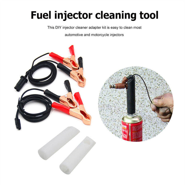 Car Cleaning Tool Nozzle DIY Kit Vehicle Fuel Injector Flush Cleaner Adapter