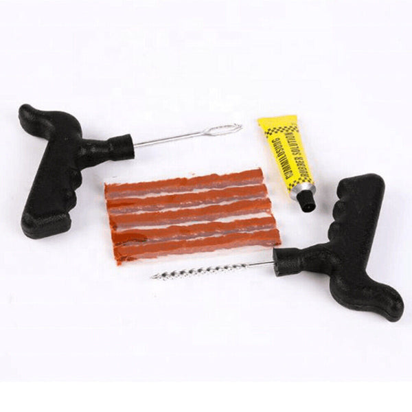 Tyre Repair Kit Tire Puncture Emergency Tools Set Motorcycle Bike Car Tubeless