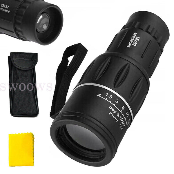 Super High Power 16x52 Portable HD Monocular Telescope Single Binoculars Outdoor