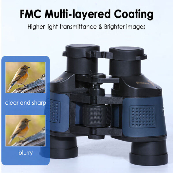 Powerful Telescope 60X60 Binoculars HD 10000M Low Light Vision Outdoor Hunting