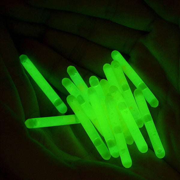 Fluorescent Fishing Rod Glow Sticks  Clip-on Fishing Lights Tackle 25pcs