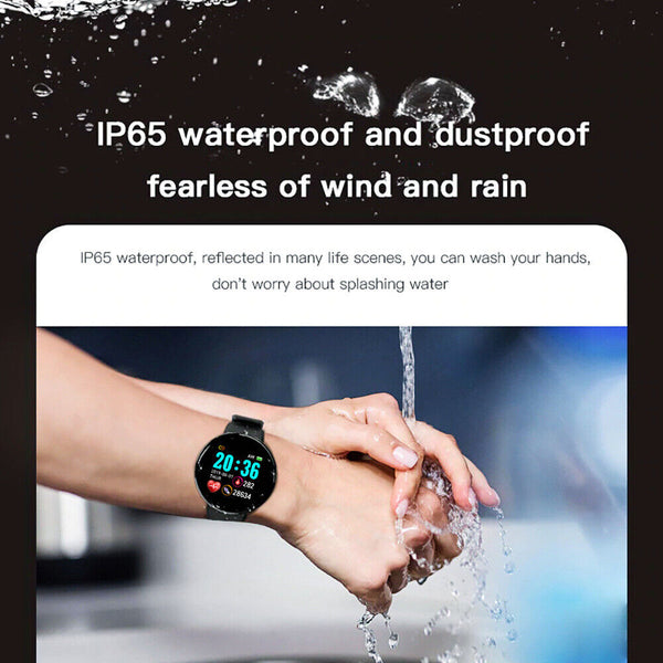 Smart Watch For Men Women Waterproof Smartwatch Bluetooth Sports Fitness Tracker