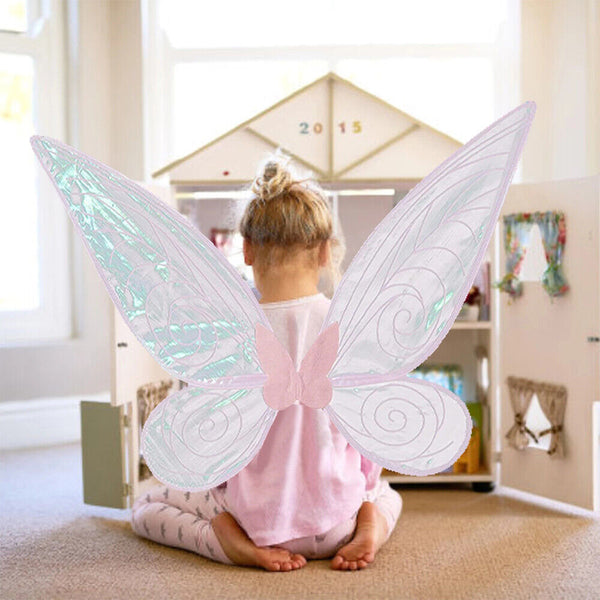 1/4PCS Butterfly Fairy Wings Costume for Women Girls Sparkle Princess Angel Wing