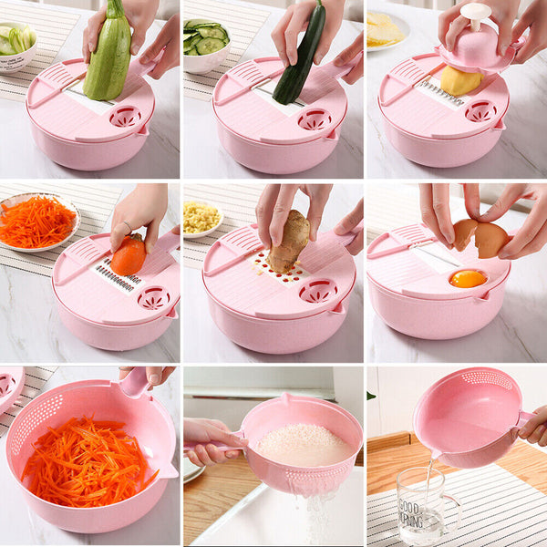 12 in 1 Multifunctional Kitchen Chopping Artifact Vegetable Slicer Food Chopper