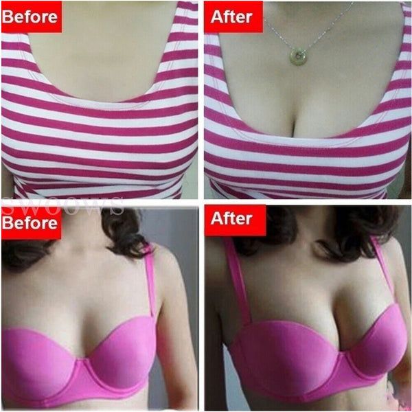 Triangle Push-up Silicone Bra Inserts Breasts Pad Bikini Bra Cleavage Enhancers