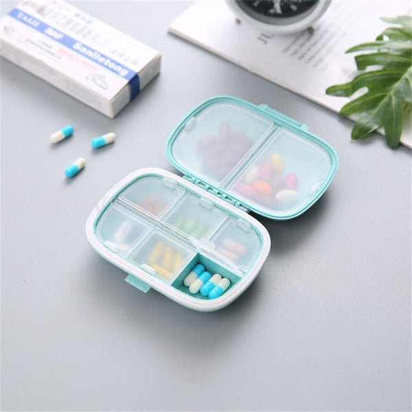 Pill Box Medicine Organizer Dispenser Box Case Travel Tablet Container Holder