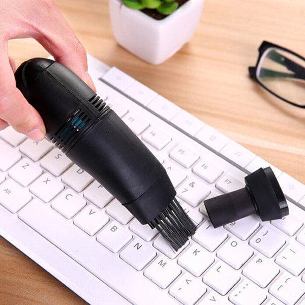 Mini Computer Vacuum USB Keyboard Cleaner PC Laptop Brush Dust Cleaning Kit AU