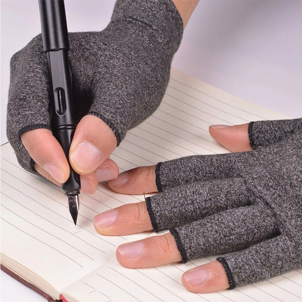 Brace Arthritis Hand Compression Gloves fingerless gloves Pain Relief