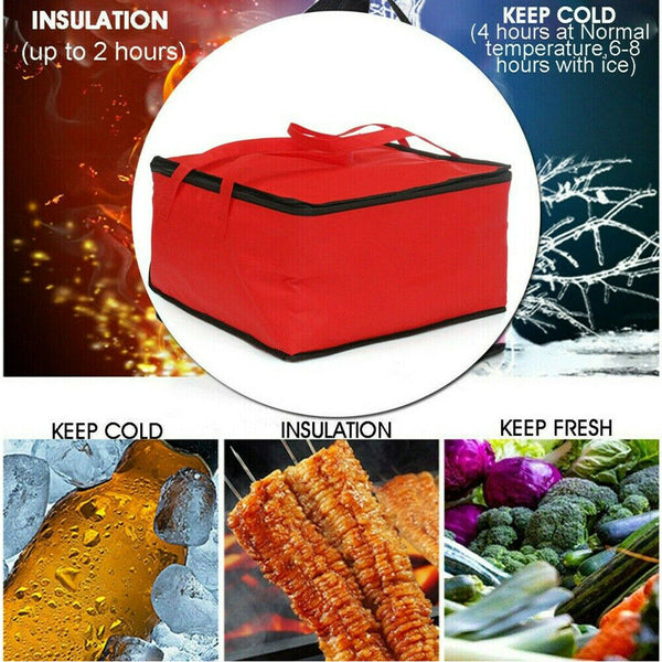 46L Practical Delivery Bag Insulated Thermal Food Storage Bag Portable Bento Bag