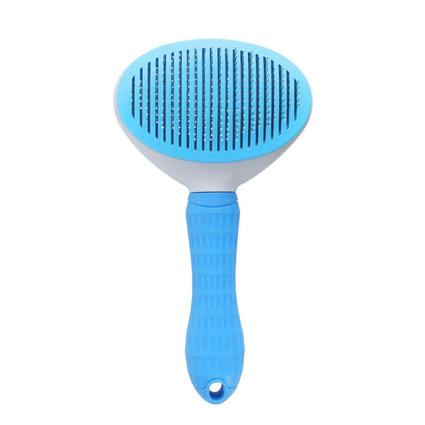 2xPet Dog Cat Grooming Comb Brush Tool Gently Removes Loose Undercoat Knots Mats