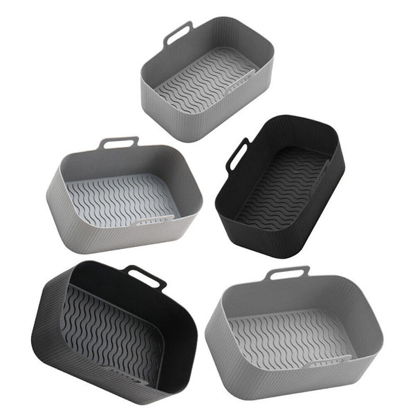 Liner Non-Stick Reusable Baking Tray For Air Fryer Silicone Basket AU