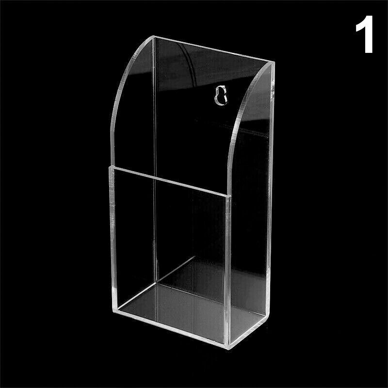 TV Remote Control Holder Wall Mount Clear Acrylic Organizer Stand Box Storage AU