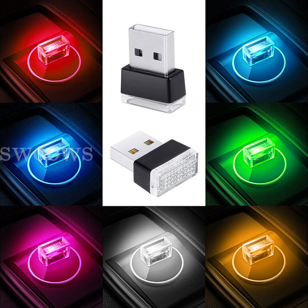 Mini USB LED Light For PC Mac Laptop Car Interior Neon Nights Bulb Lamp