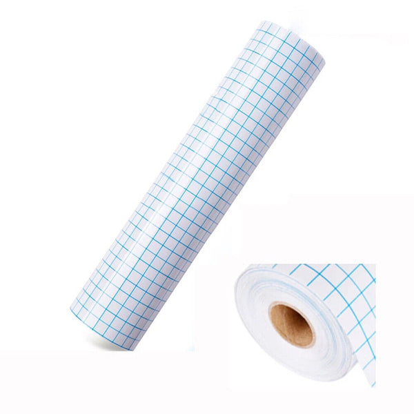 Vinyl Transfer Paper Tape Roll Cricut Adhesive Clear Alignment Grid 30x500cm  AU