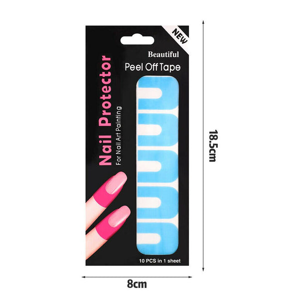 Peel off tape Nail Protector Polish Liquid Latex Nail Art Tool Sticker Adhesive